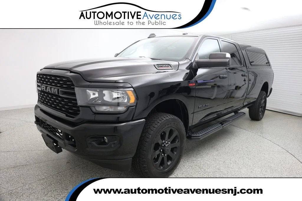 Used 2022 Black Clearcoat Ram Lone Star 4x4 Crew Cab 8
