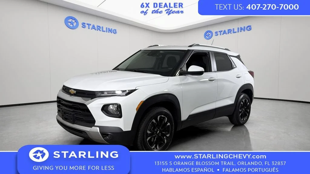 Used 2021 SUMMIT WHITE Chevrolet LT image 1
