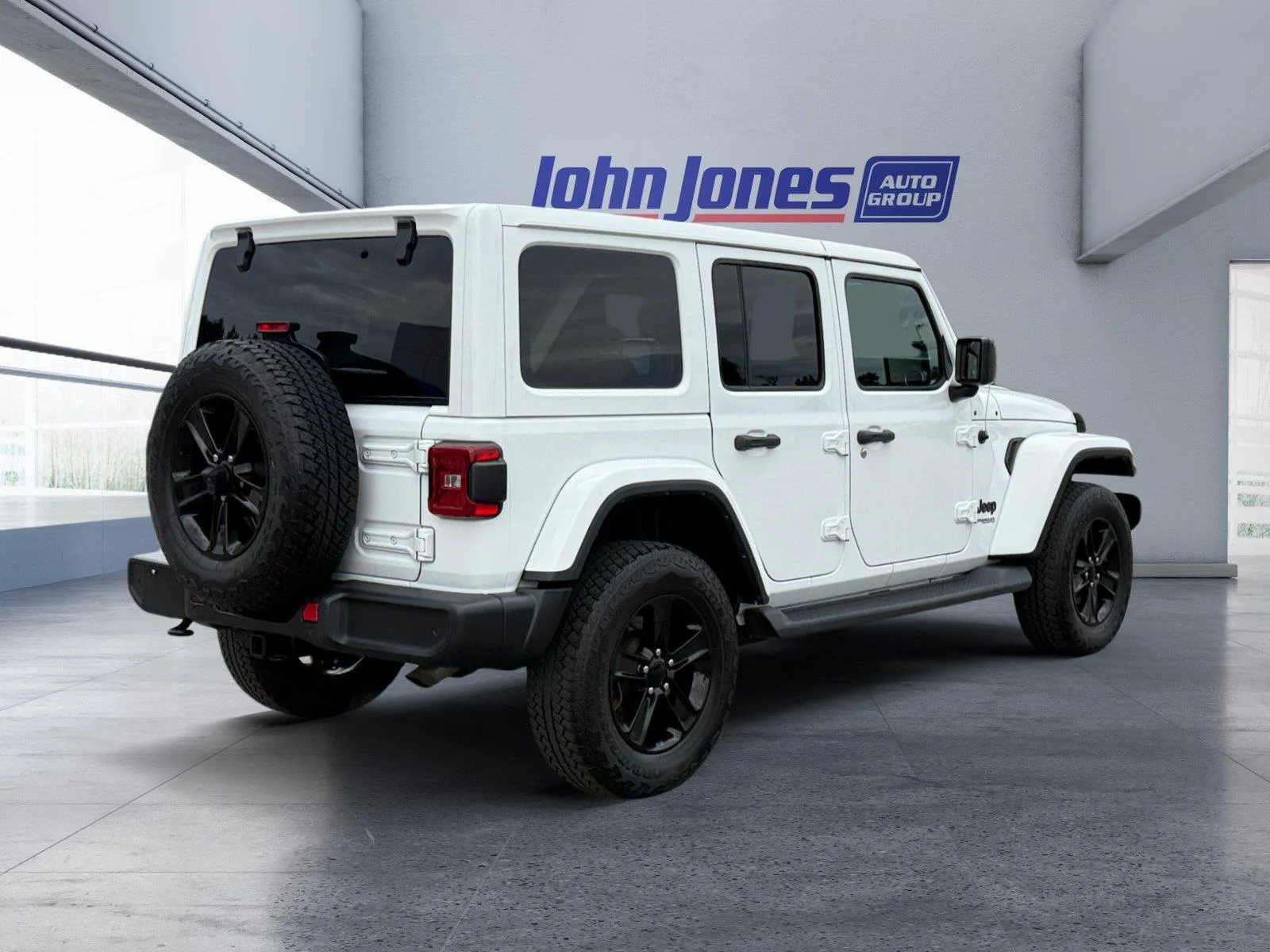 Used 2022 Bright White Clearcoat Jeep Unlimited Sahara Altitude image 6