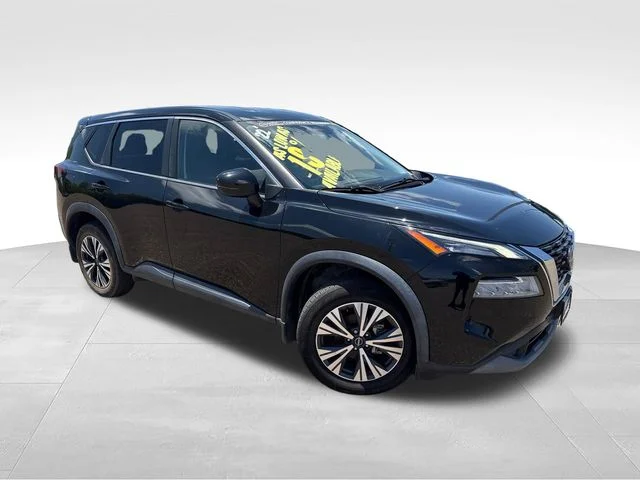 Certified Used 2022 Black Nissan SV image 1