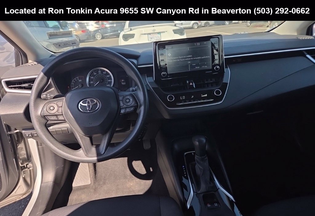 Used 2021 Classic Silver Metallic Toyota LE image 8