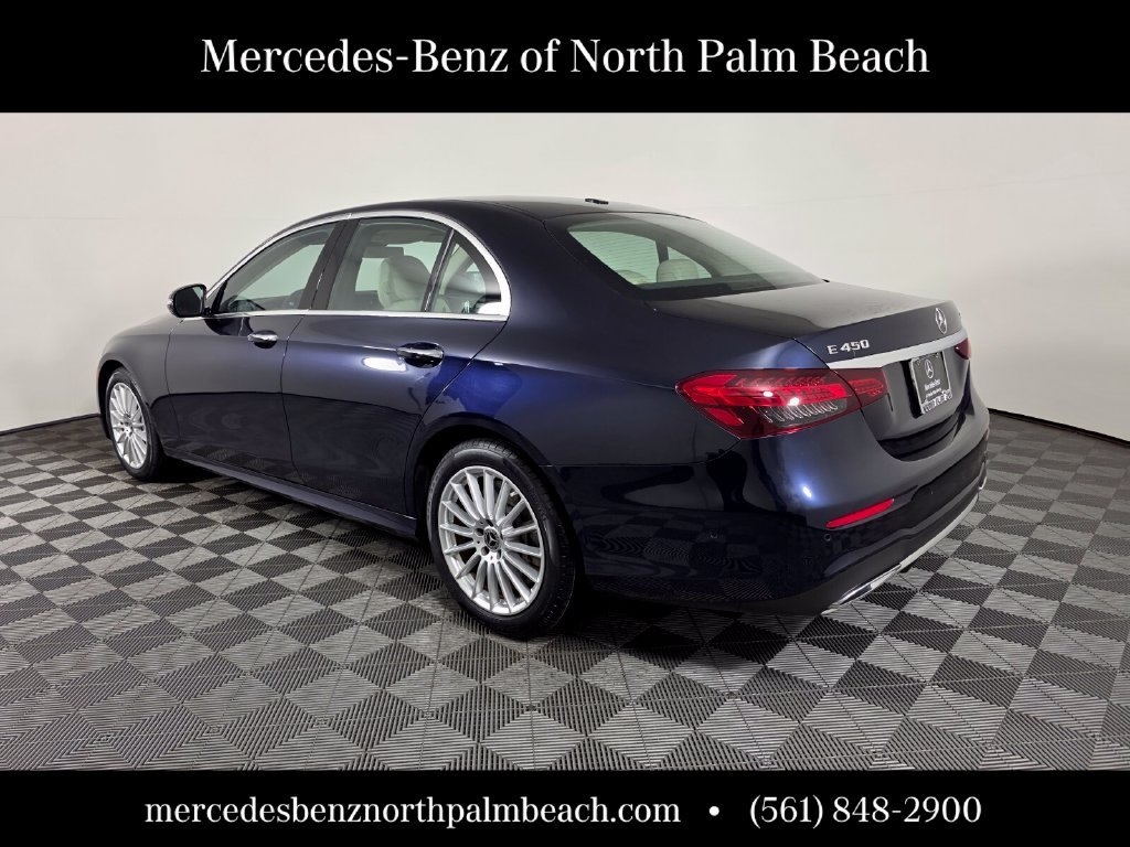 Certified Used 2023 Blue Mercedes-Benz E 450 image 4