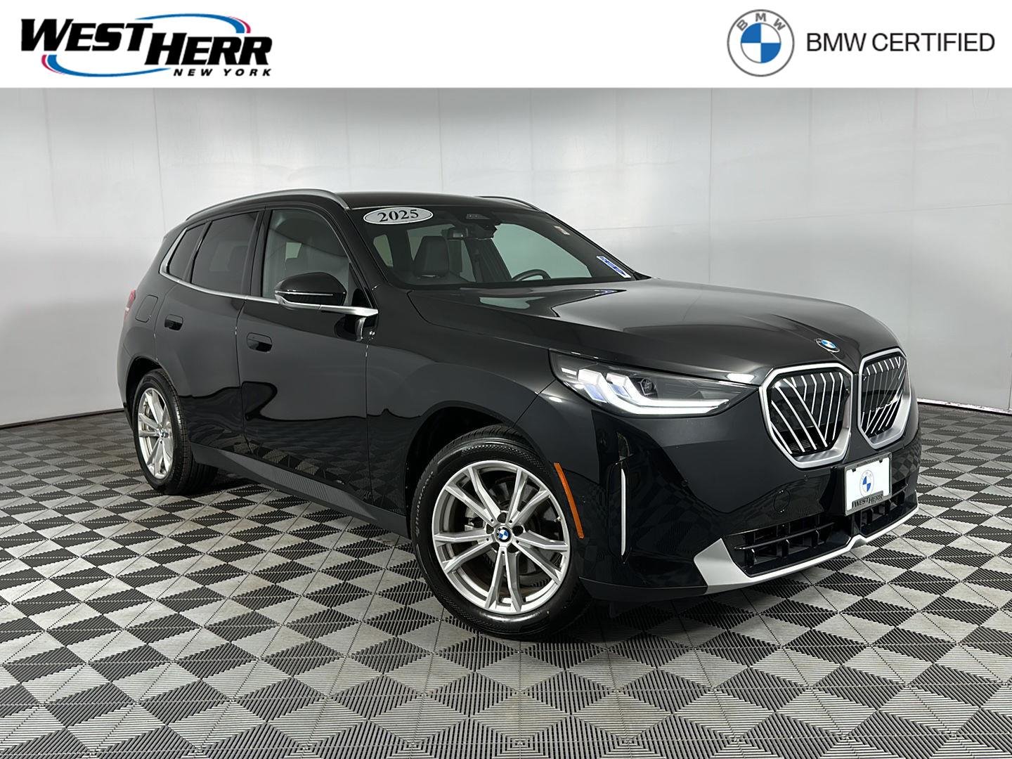 Certified Used 2025 Black Sapphire Metallic BMW 30 xDrive image 1