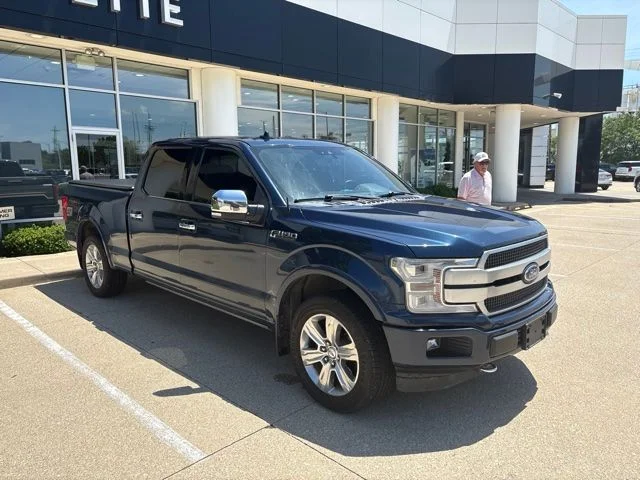 Used 2018 Blue Ford Platinum image 2