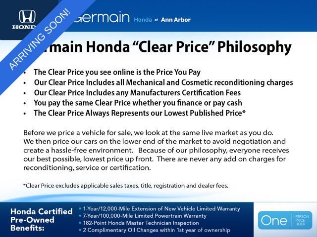 Certified Used 2022 Platinum White Pearl Honda EX image 2