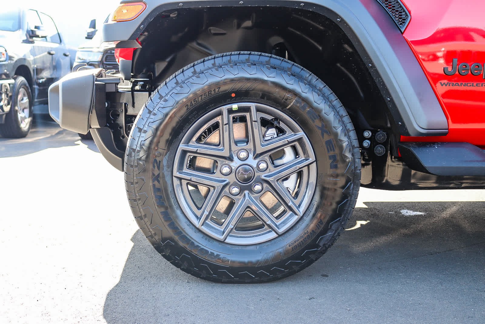 New 2027 Firecracker Red Clear-Coat Paint Jeep Sport S image 10