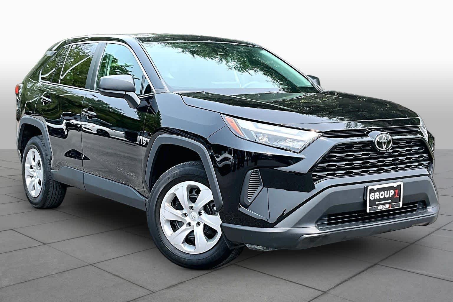 Used 2023 Midnight Black Metallic Toyota LE image 3