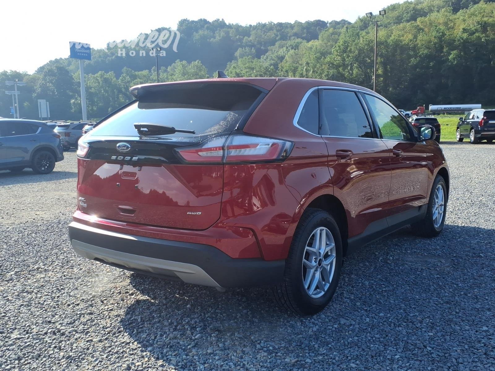 Used 2024 Rapid Red Metallic Tinted Clearcoat Ford SEL image 7