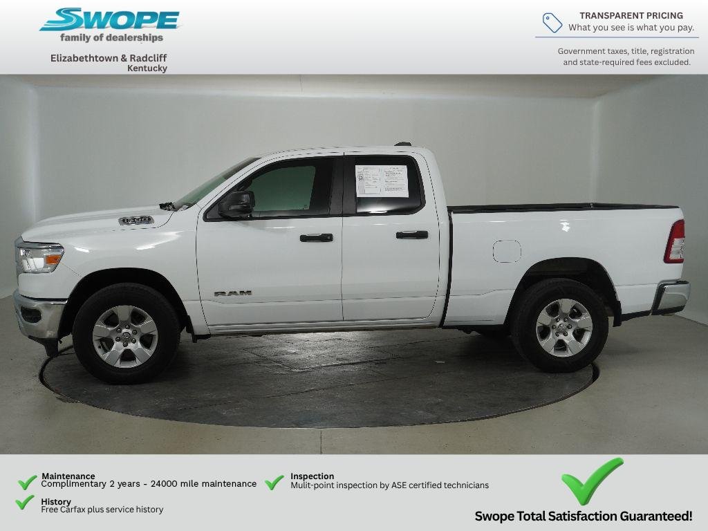 Used 2023 Bright White Clearcoat Ram Big Horn image 6