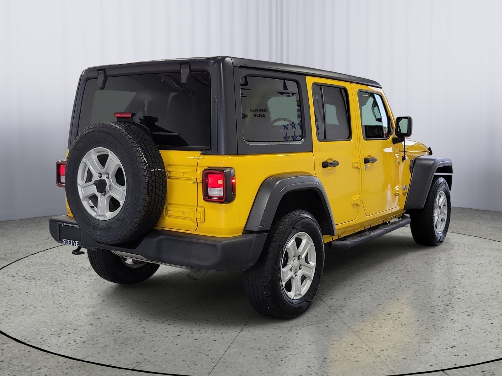 Used 2019 Yellow Jeep Unlimited Sport S image 2