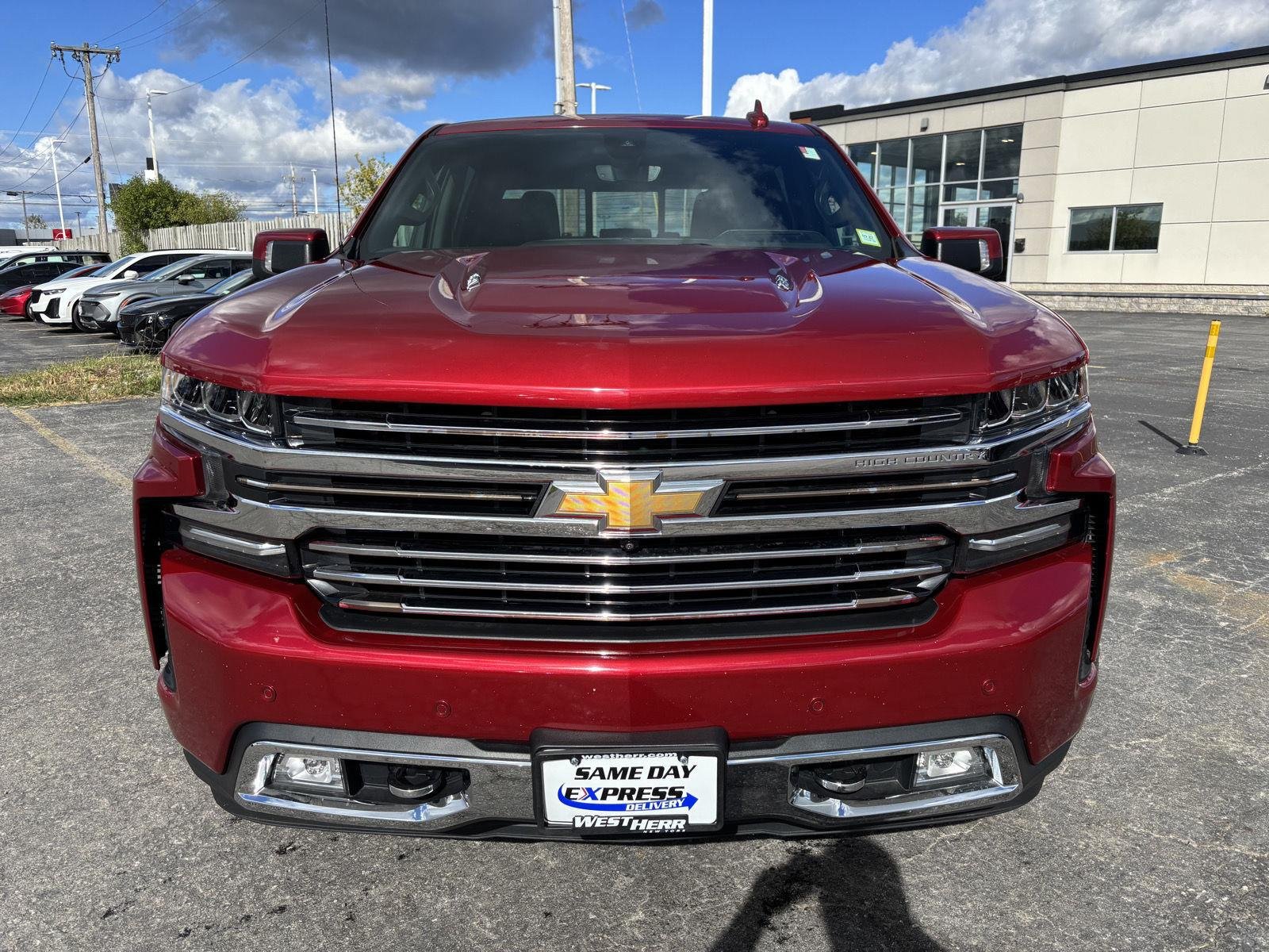 Used 2019 Cajun Red Tintcoat Chevrolet High Country image 2