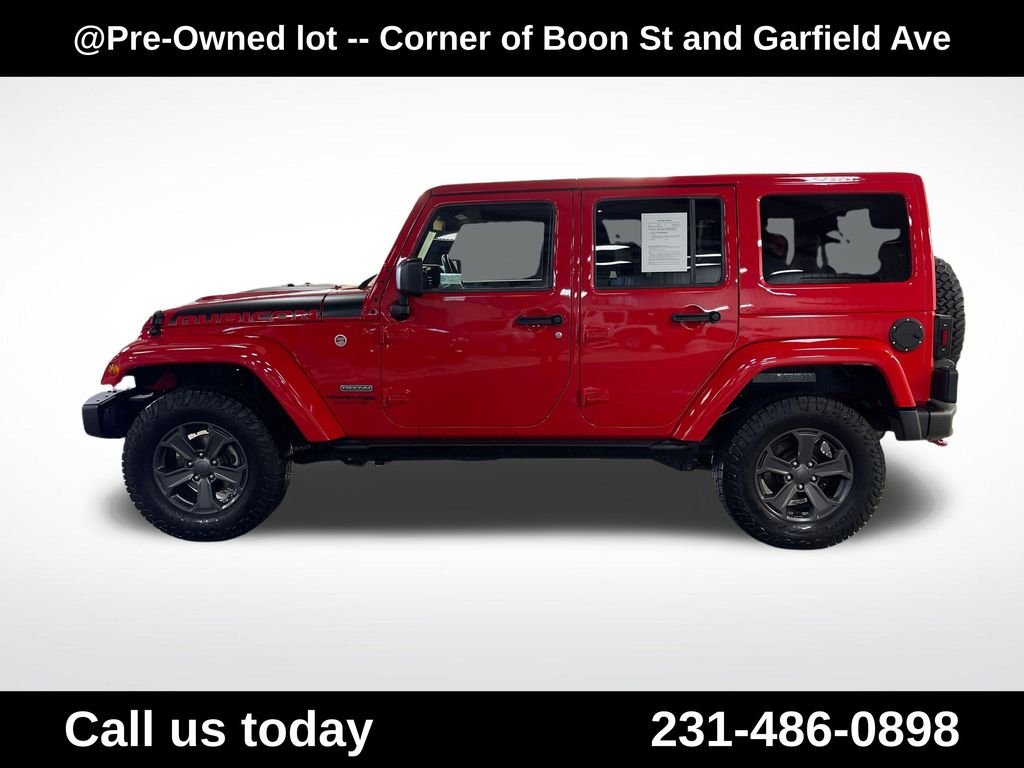 Used 2018 Red Jeep Unlimited Rubicon image 2