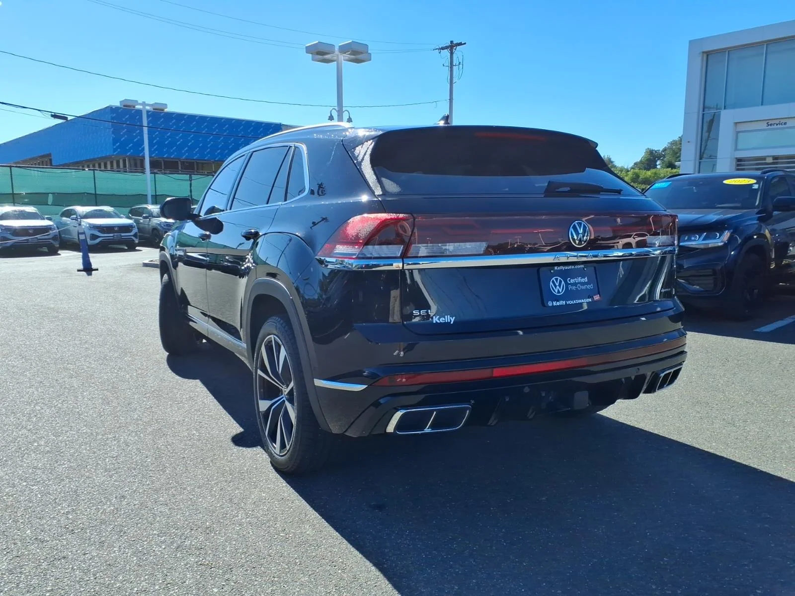 Certified Used 2024 Deep Black Pearl Volkswagen 2.0T SEL Premium R-Line image 7