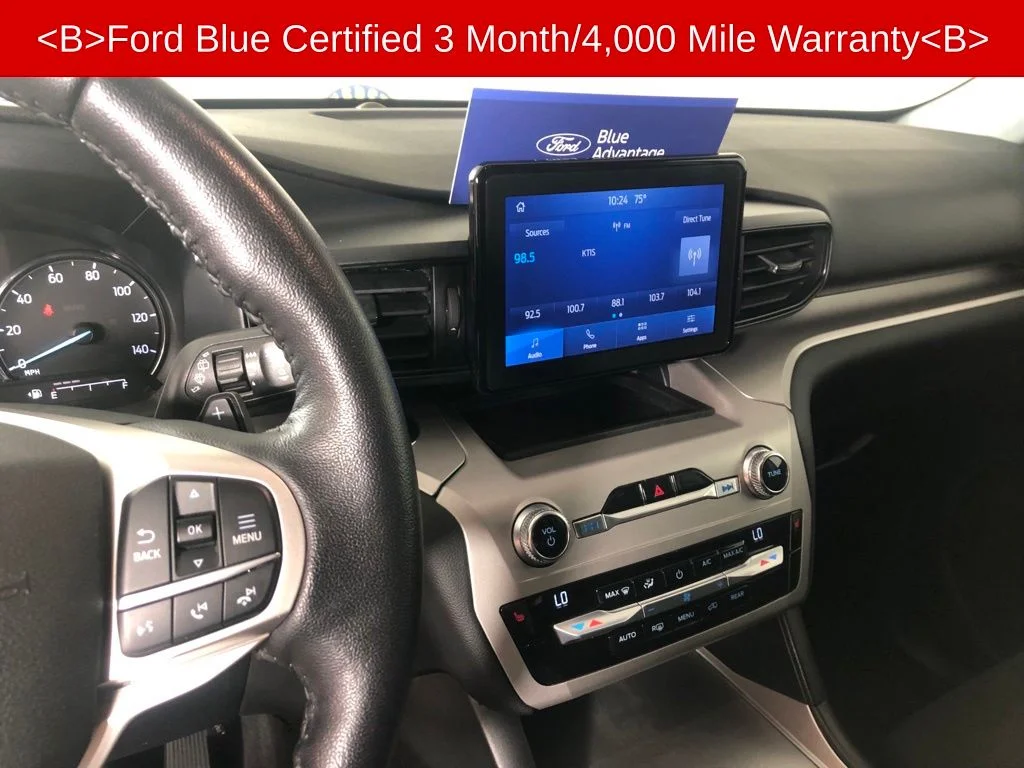 Certified Used 2021 Red Metallic Ford XLT image 3
