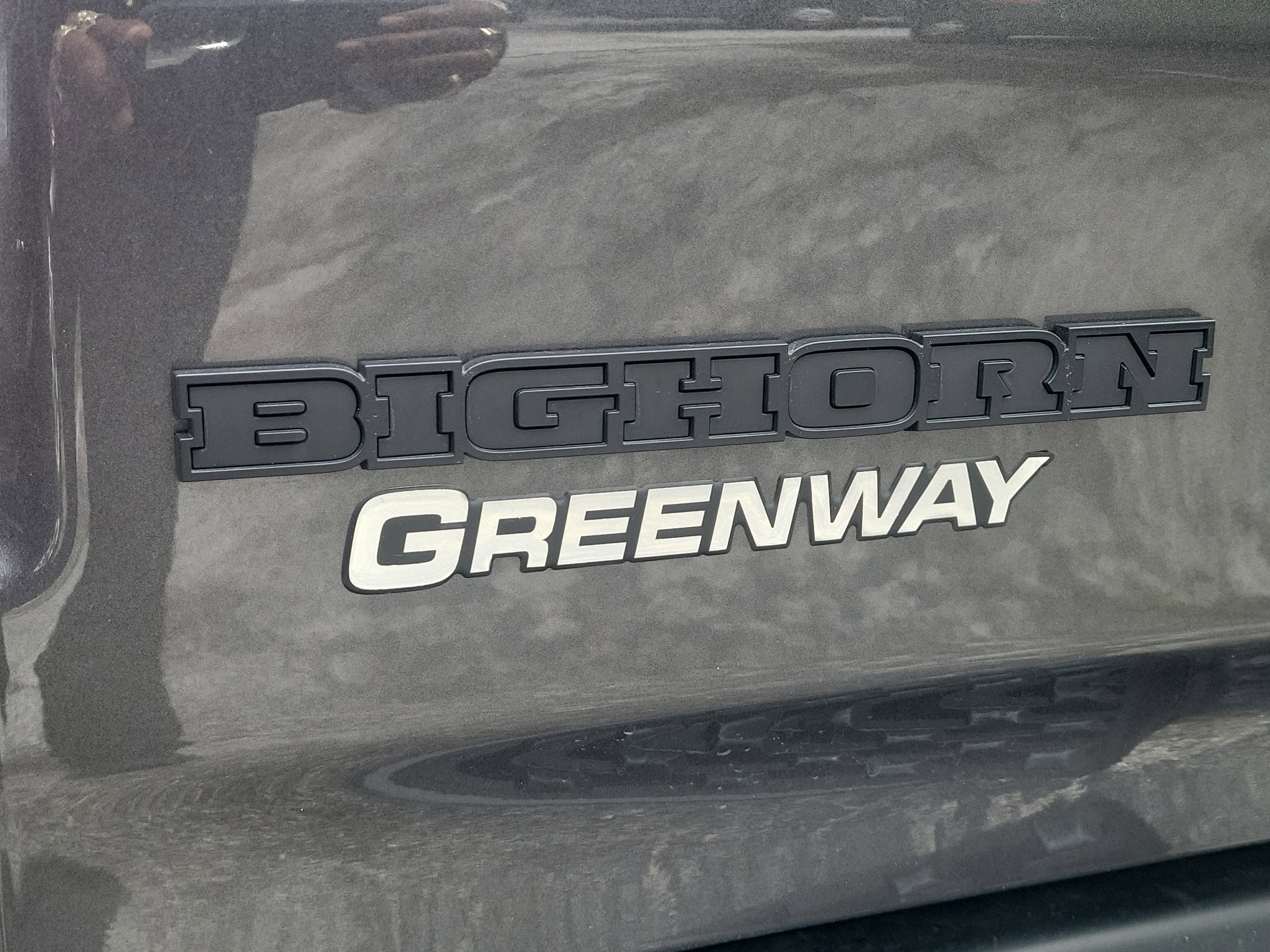 Used 2025 Granite Crystal Metallic Clearcoat Ram Big Horn image 8