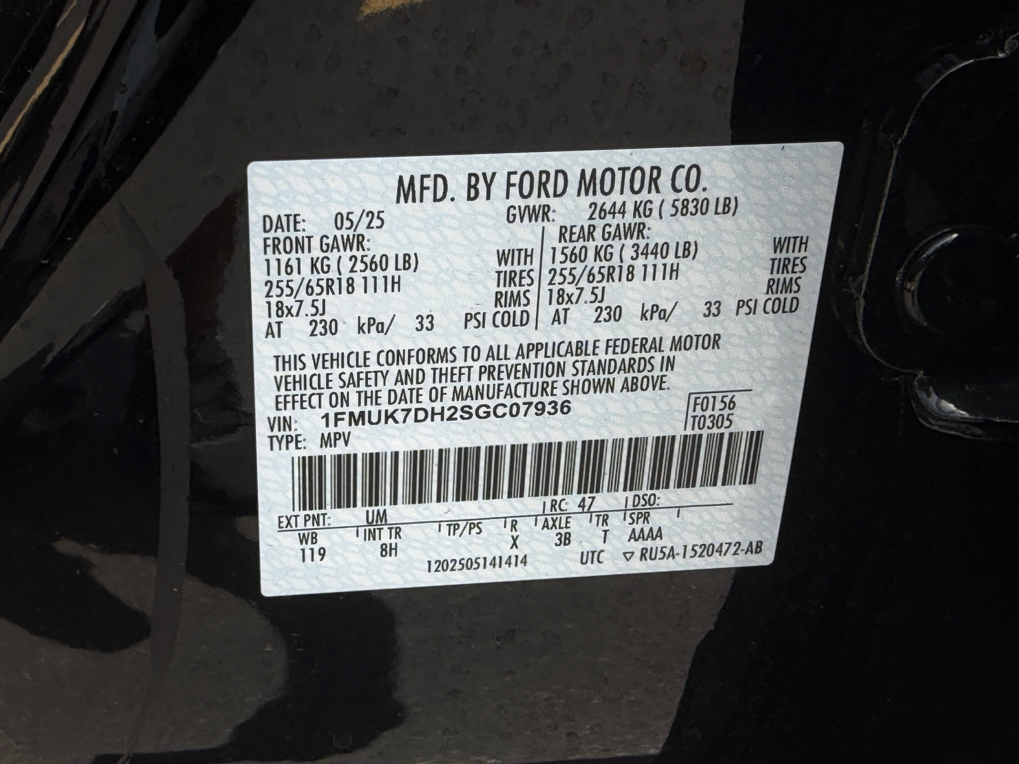 Used 2025 Black Metallic Ford Active image 39