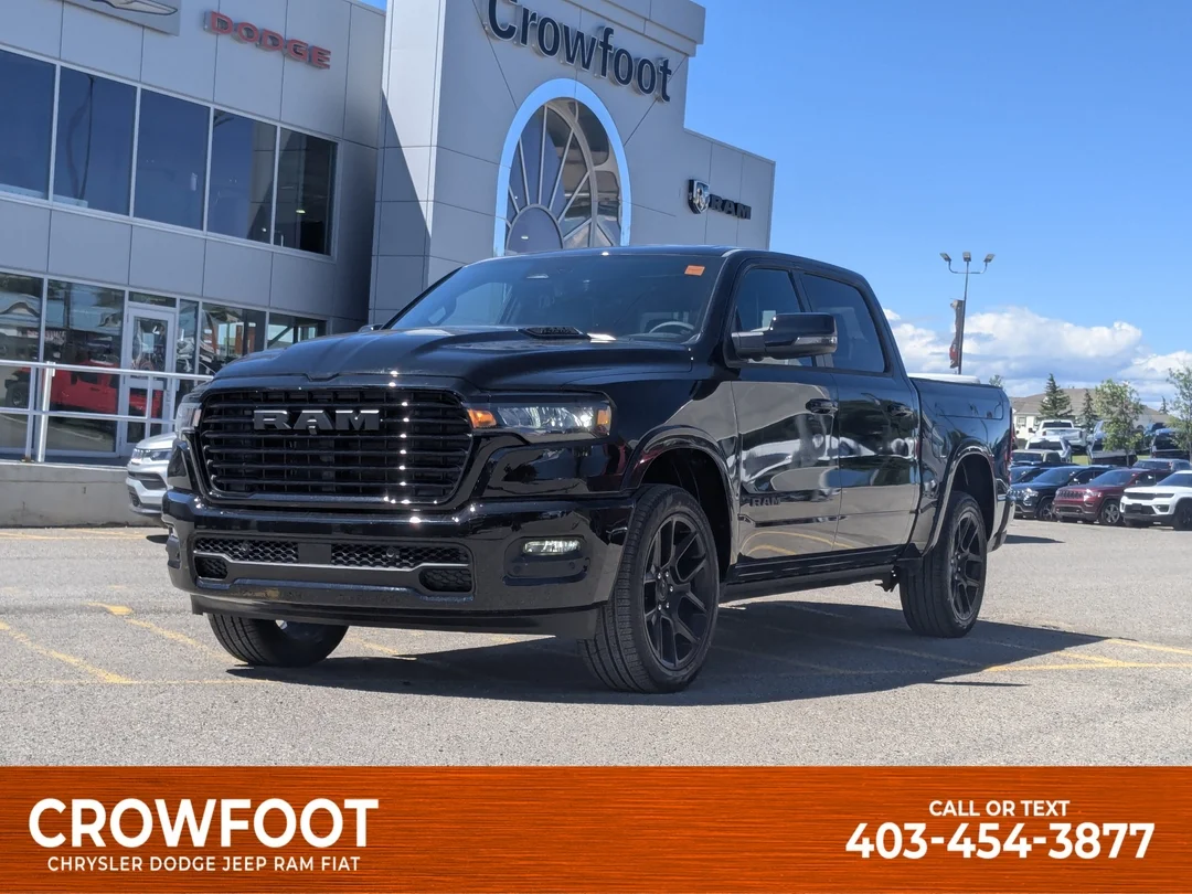 Used 2026 Black RAM Laramie - - 4x4 - Night Edition - Laramie Level II - Dual Pane Sunroof - Power Boards & More! image 1