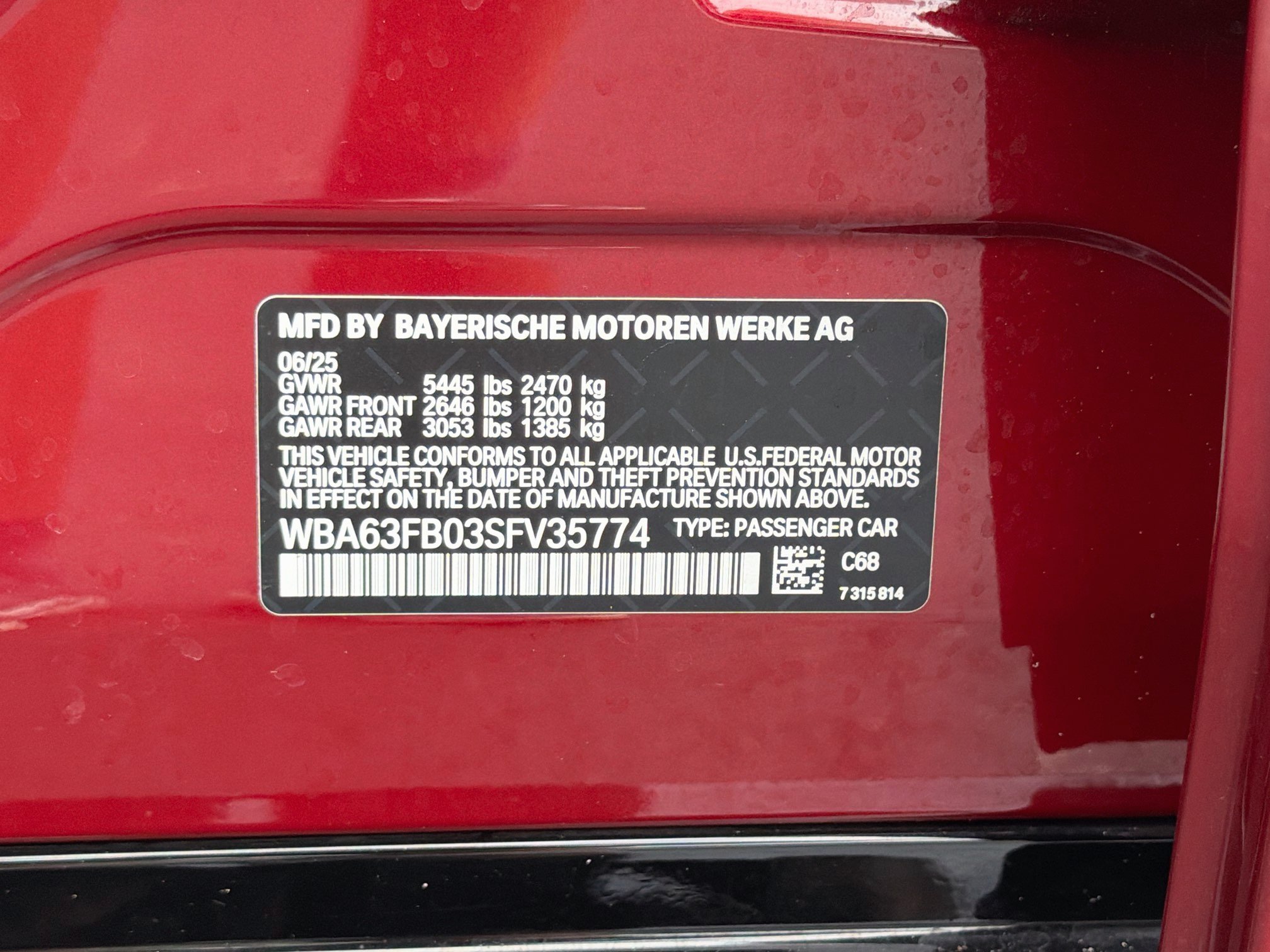 Used 2025 Vegas Red Metallic BMW M440i xDrive image 45