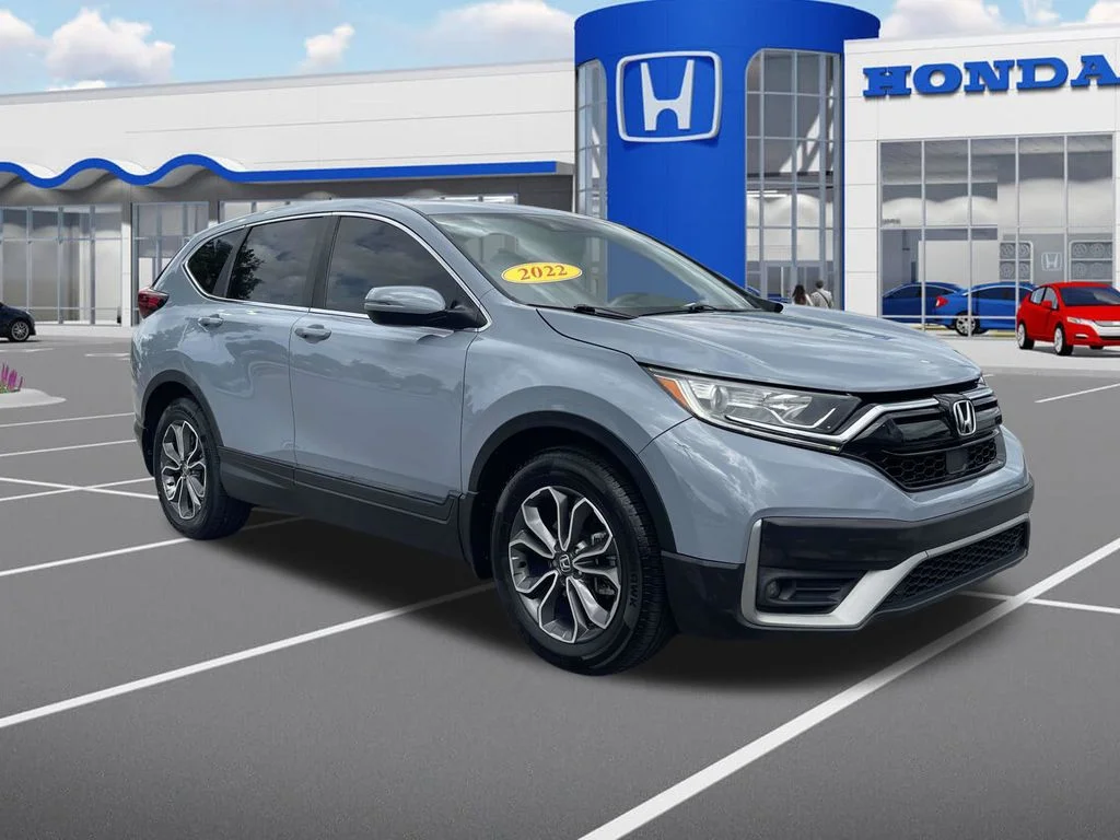 Certified Used 2022 Gray Pearl Honda EX-L image 1