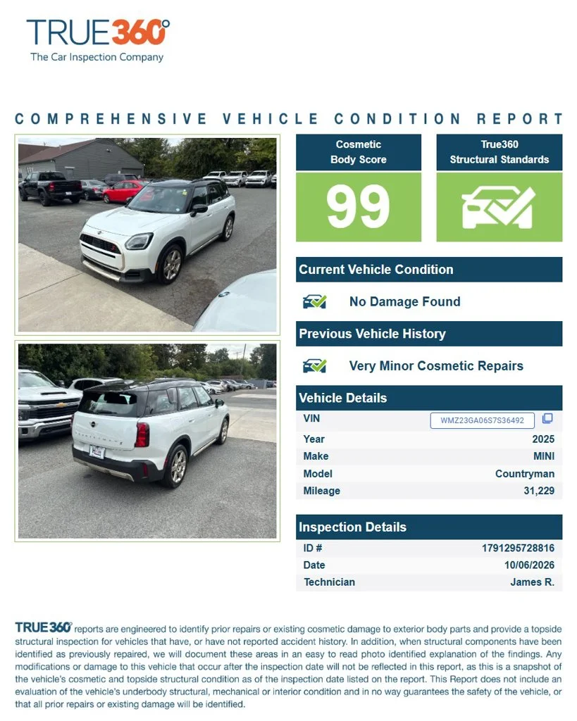 Certified Used 2025 White MINI Signature Plus image 58