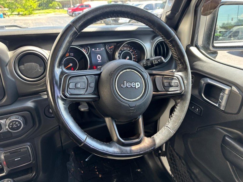 Used 2021 Bright White Clearcoat Jeep Unlimited Sport 4x4 RHD image 16