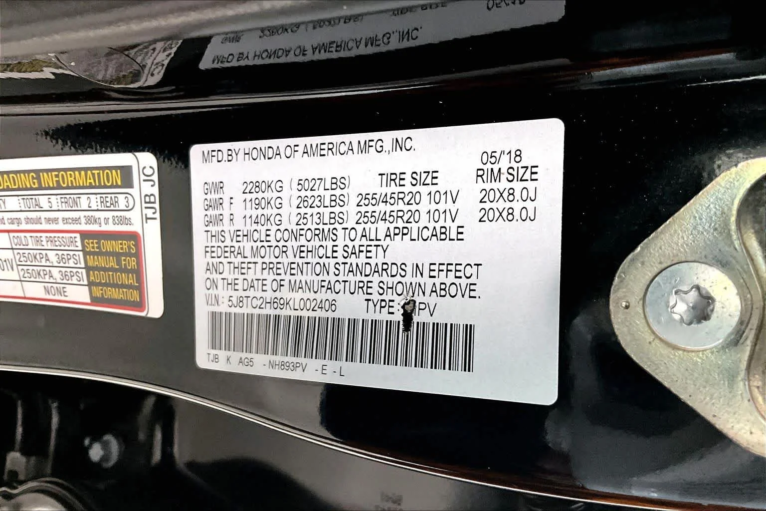 Used 2019 Majestic Black Pearl Acura SH-AWD A-Spec image 18