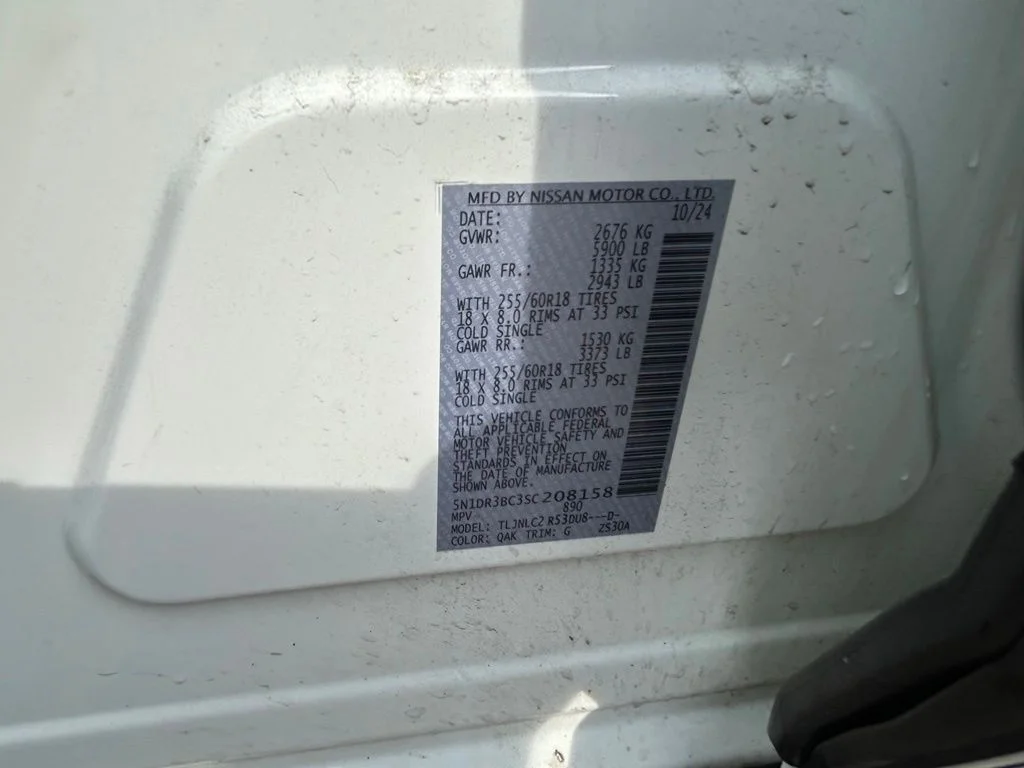 Used 2025 White Nissan SV image 9