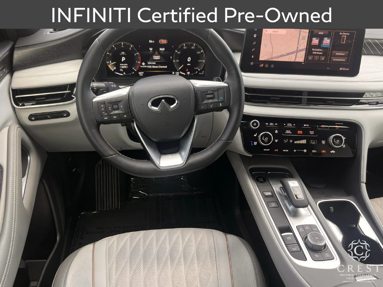 Certified Used 2027 Warm Titanium Black Obsid INFINITI AUTOGRAPH image 13