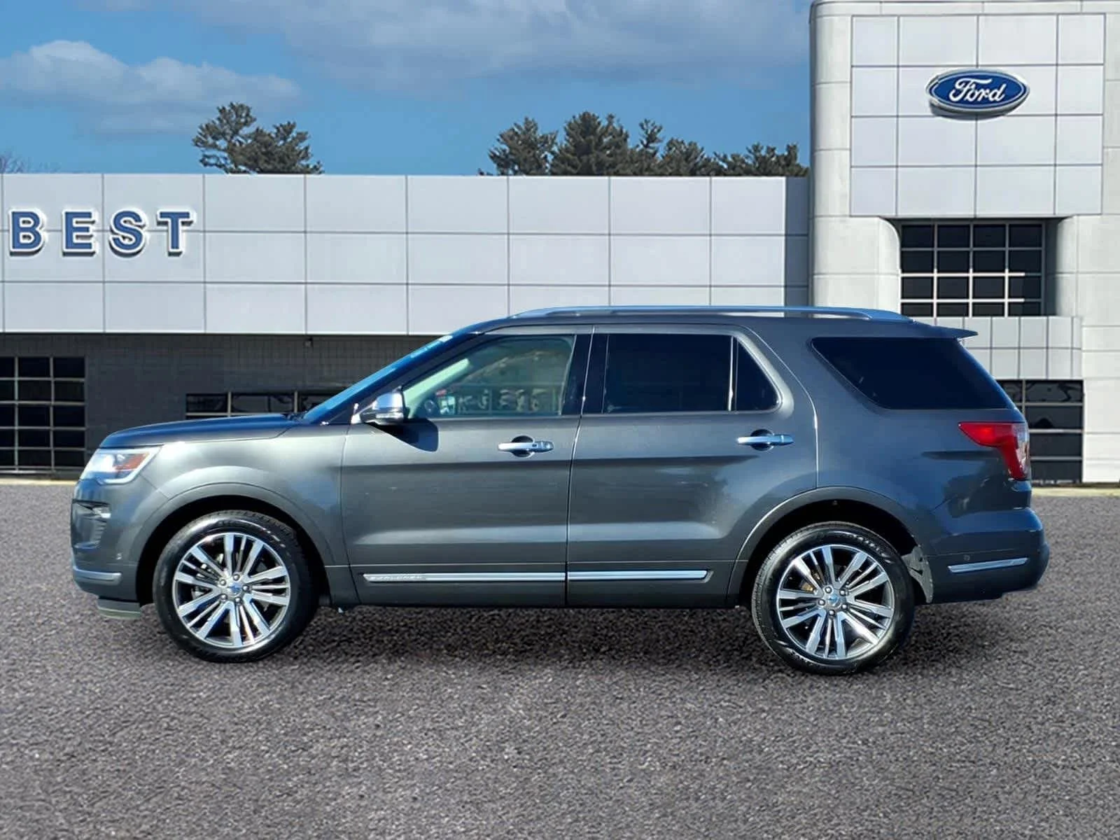 Used 2018 Magnetic Ford Platinum image 2