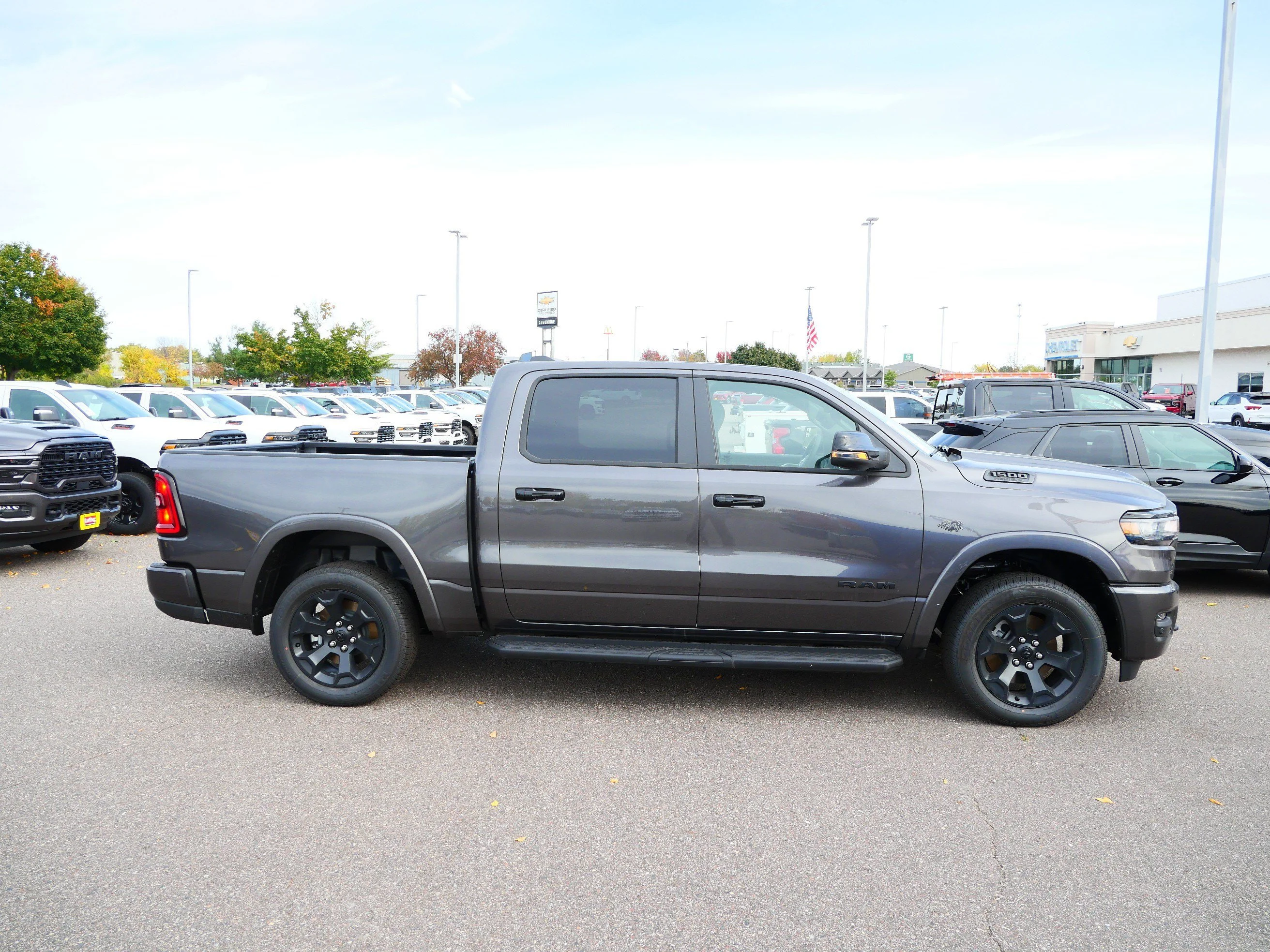 New 2027 Granite Crystal Metallic Clear-Coat Exterior Paint RAM Big Horn image 2