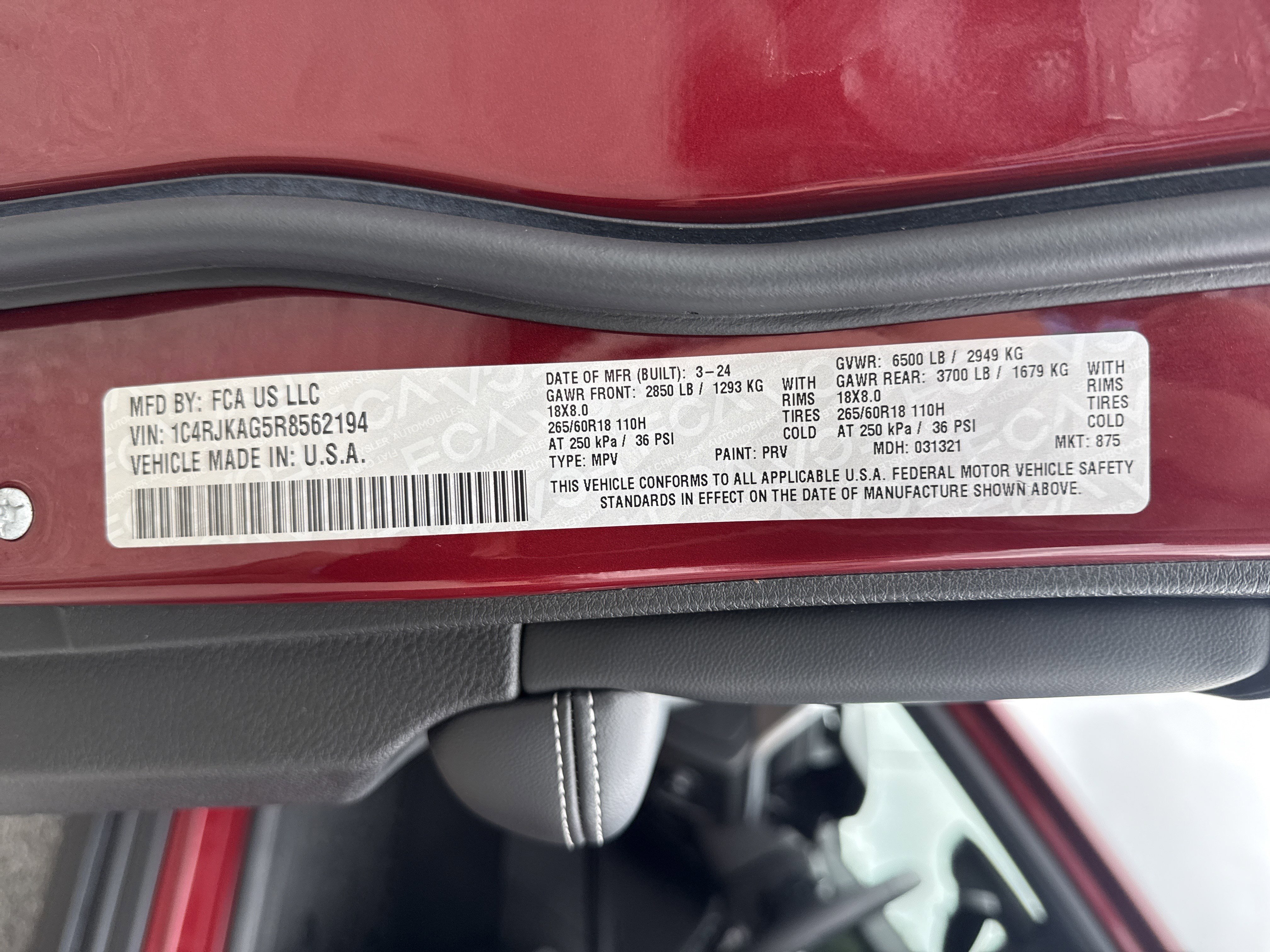 Used 2024 Velvet Red Pearlcoat Jeep Altitude image 35