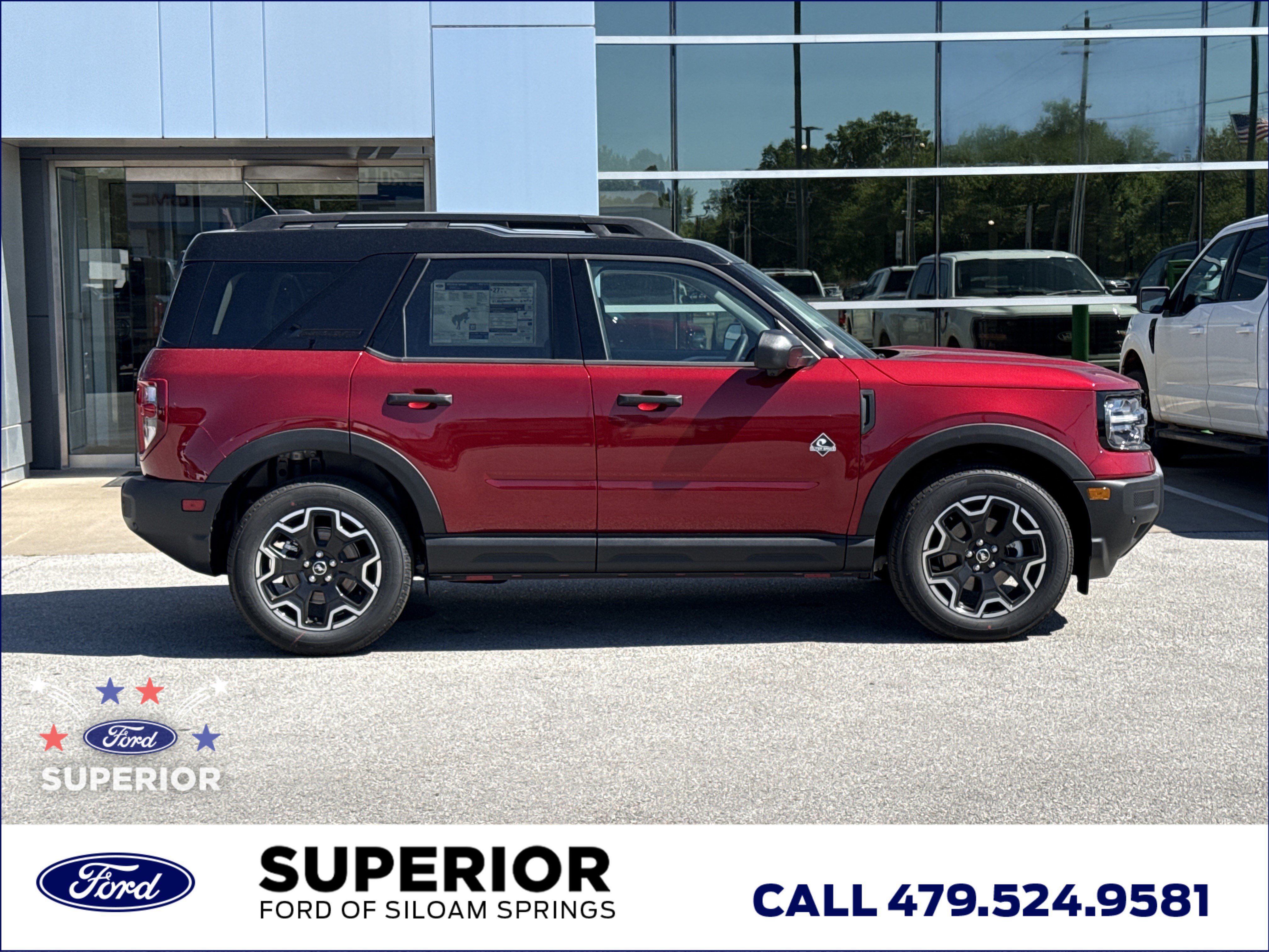 New 2026 Ruby Red Metallic Tinted Clearcoat Ford Outer Banks 4WD image 2