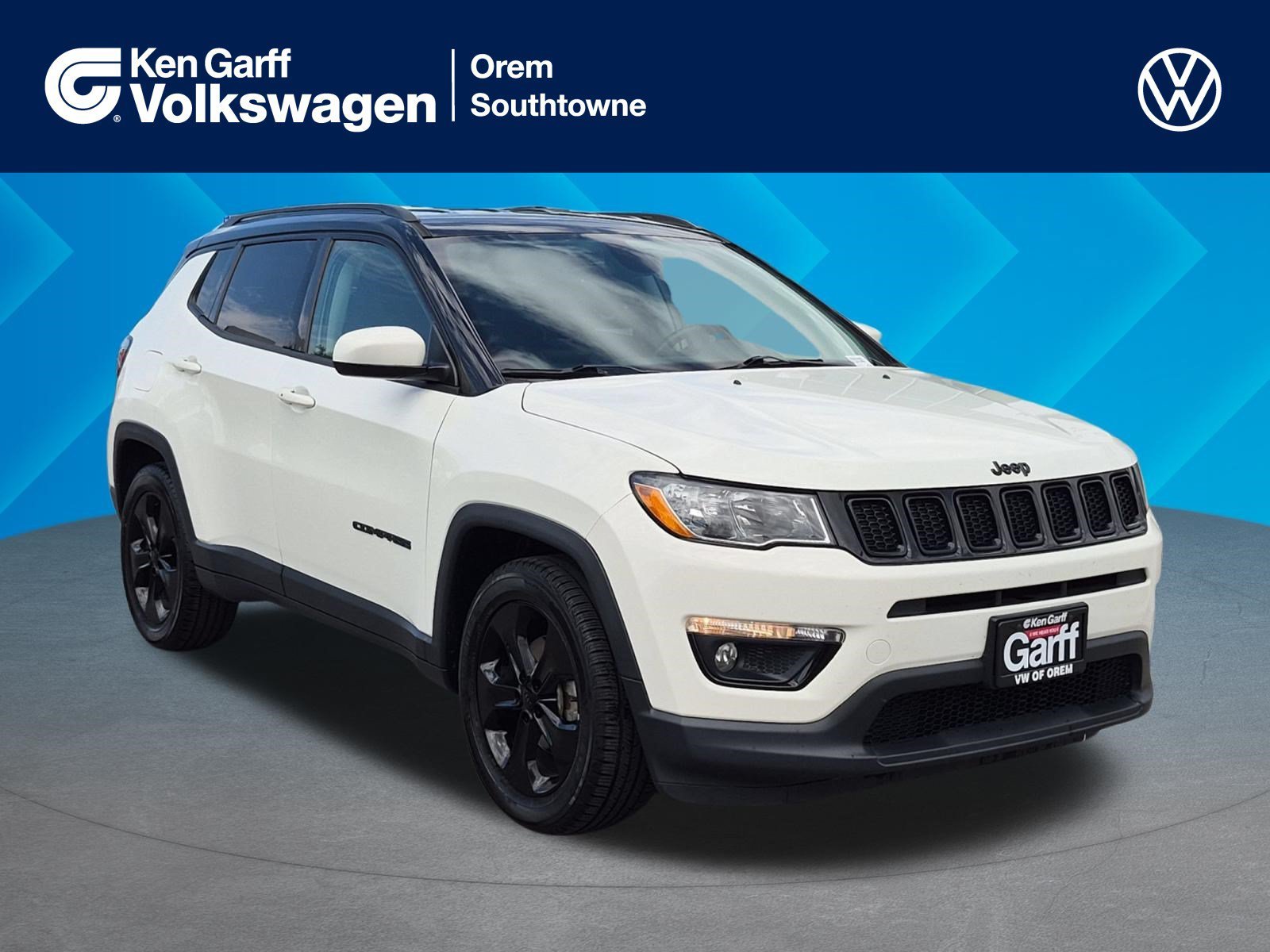 Used 2018 White Clearcoat Jeep Altitude image 1