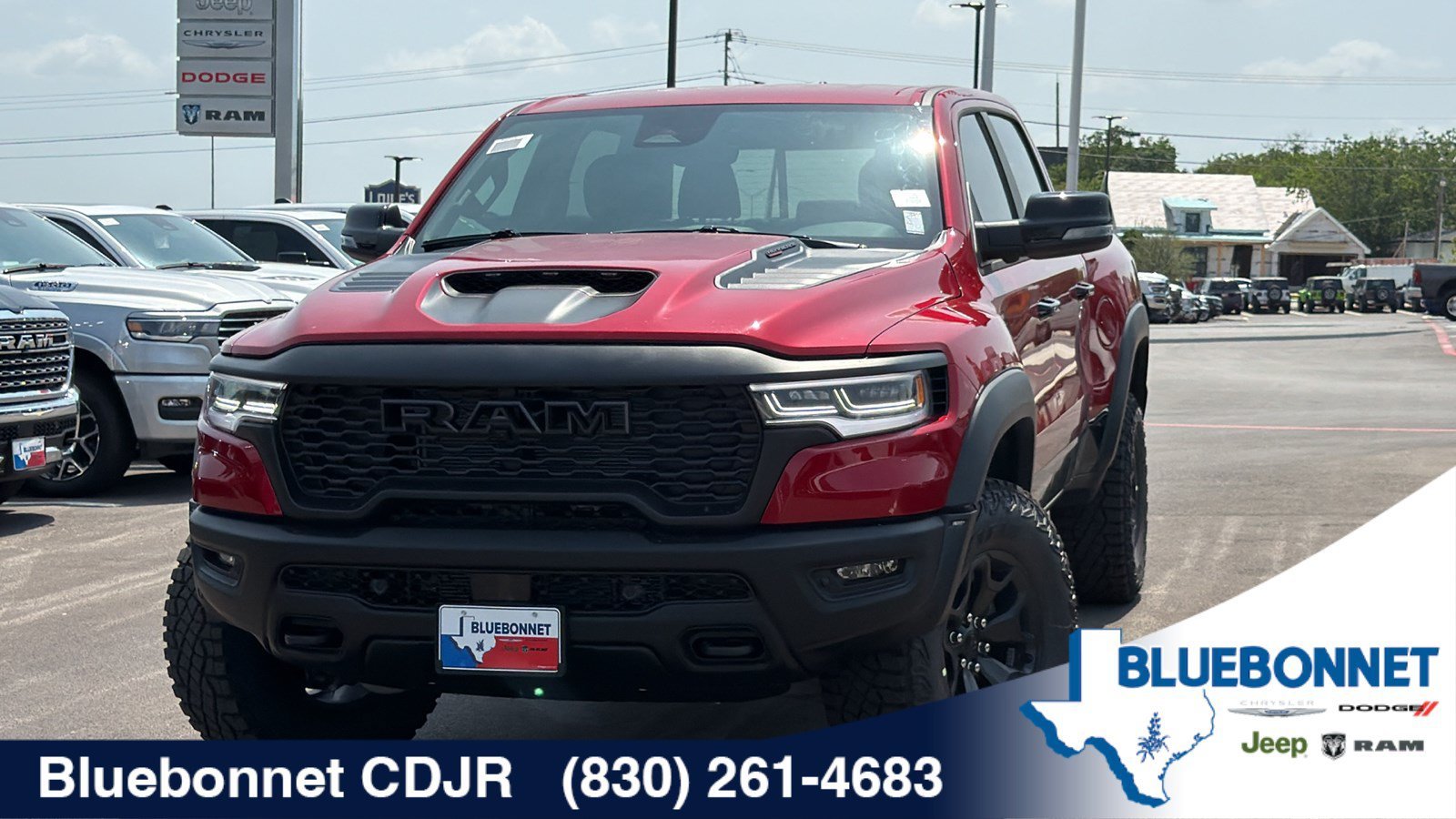 New 2026 Molten Red Pearl-Coat Exterior Paint RAM RHO image 1