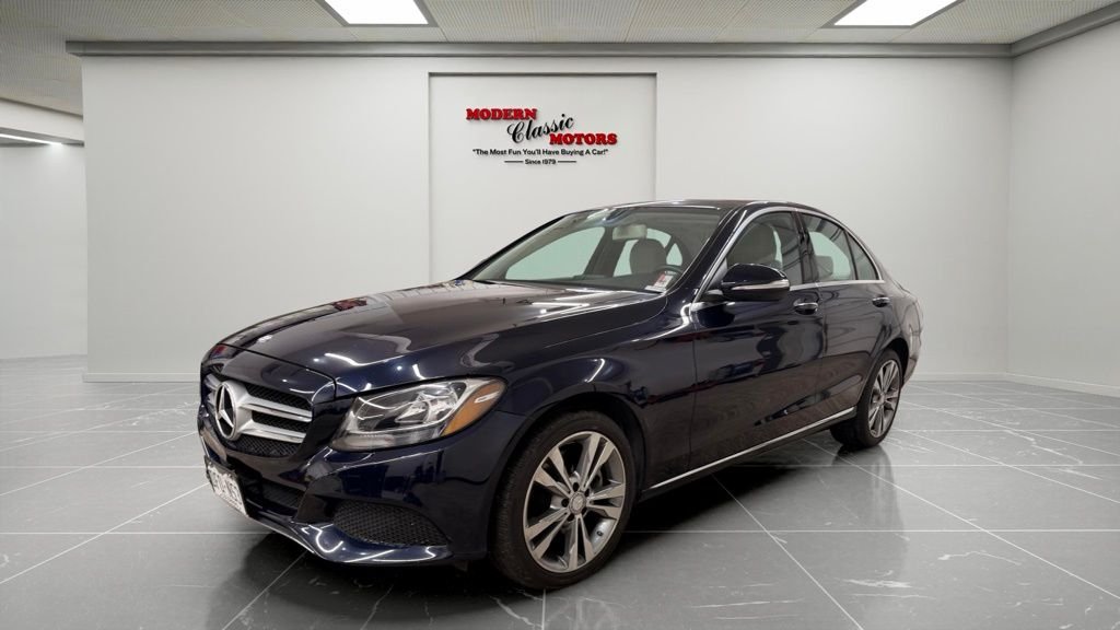 Used 2015 Blue Mercedes-Benz C 300 image 3