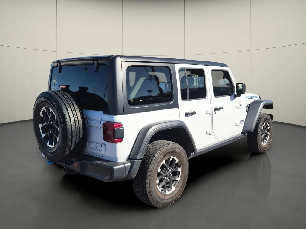 Used 2024 White Jeep Rubicon 4xe image 7
