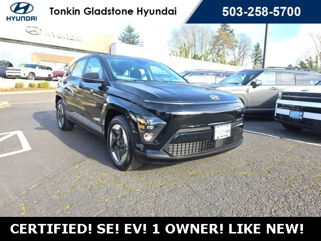 Certified 2024 Hyundai Kona EV SE with VIN KM8HB3A71RU013755 for sale in Gladstone, OR