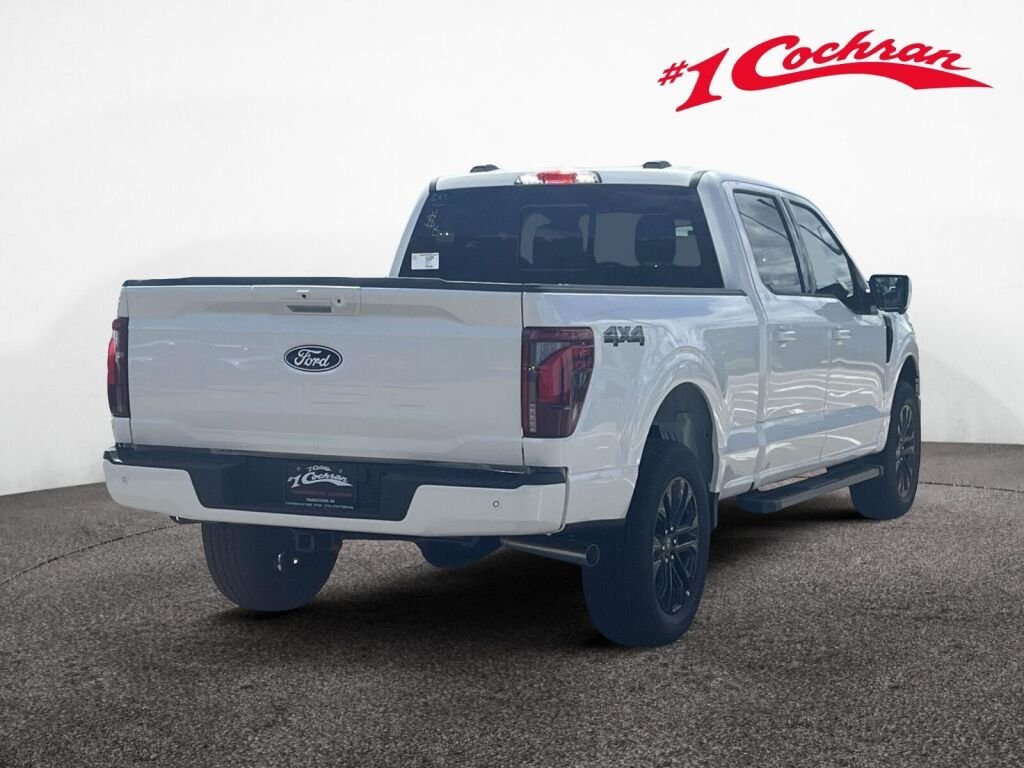 New 2026 Star White Metallic Tri-Coat Ford LARIAT image 7
