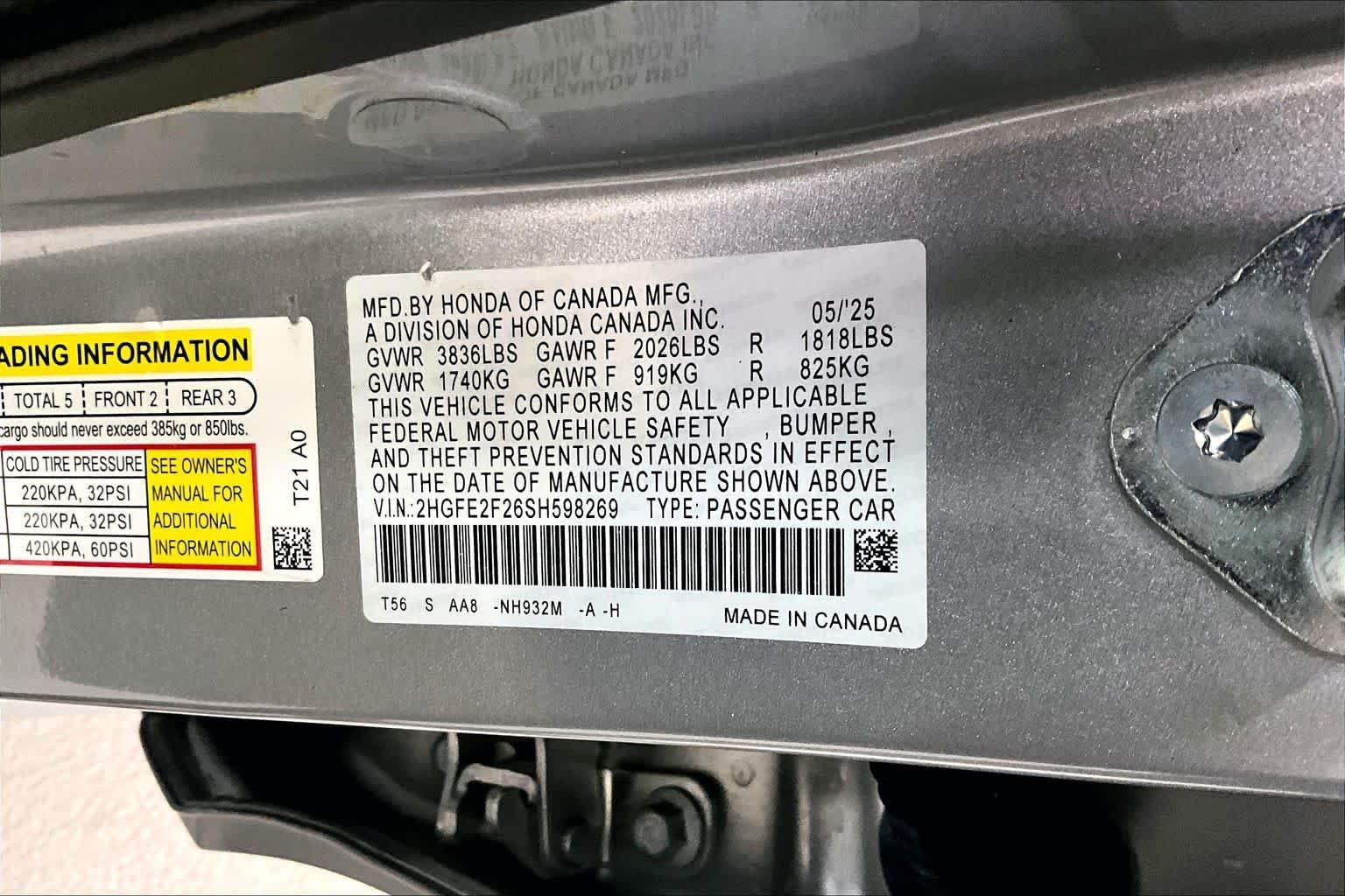 Used 2025 BLACK Honda LX image 33