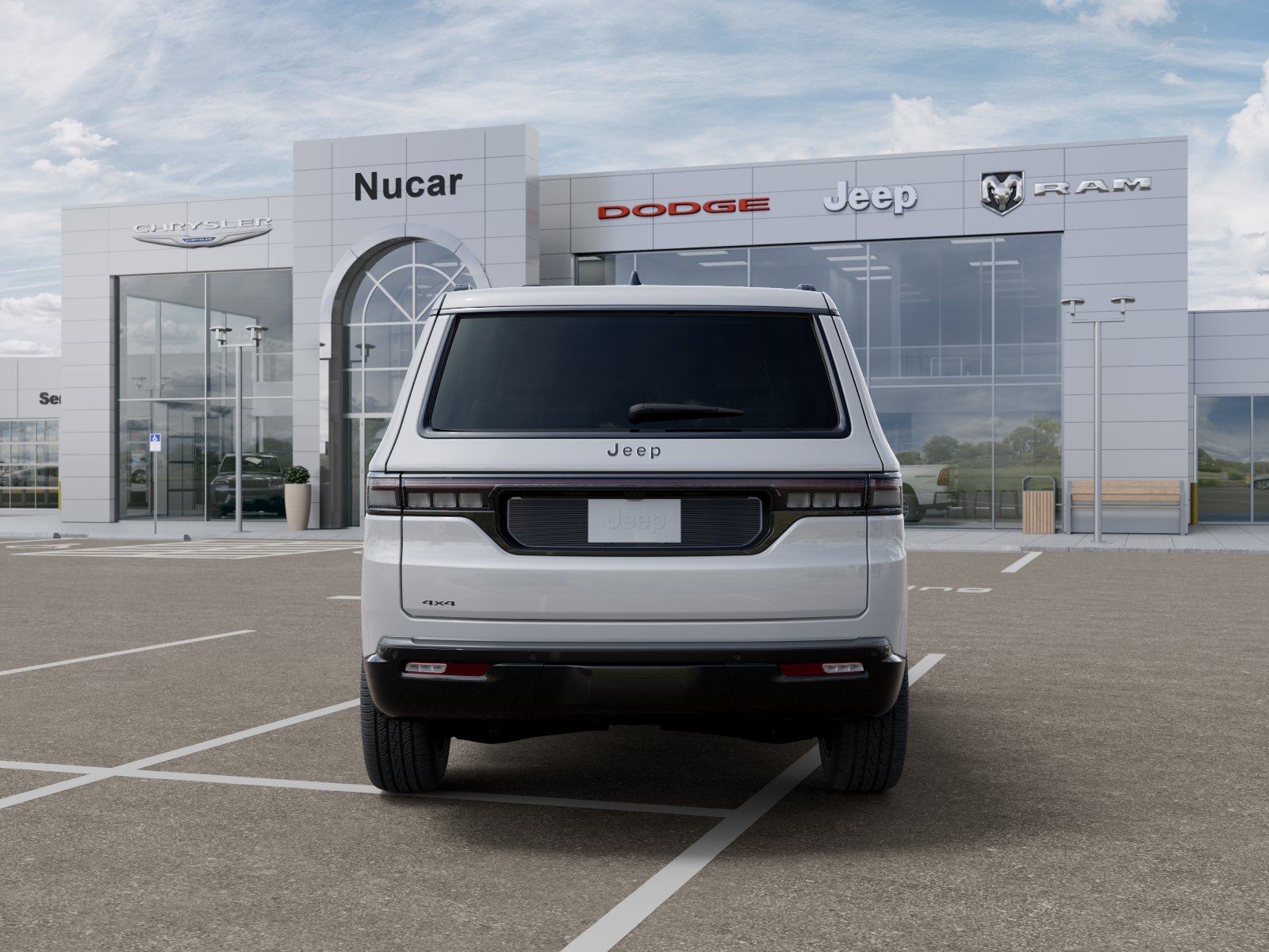 New 2026 Bright White Clear-Coat Exterior Paint Jeep Limited Altitude image 24