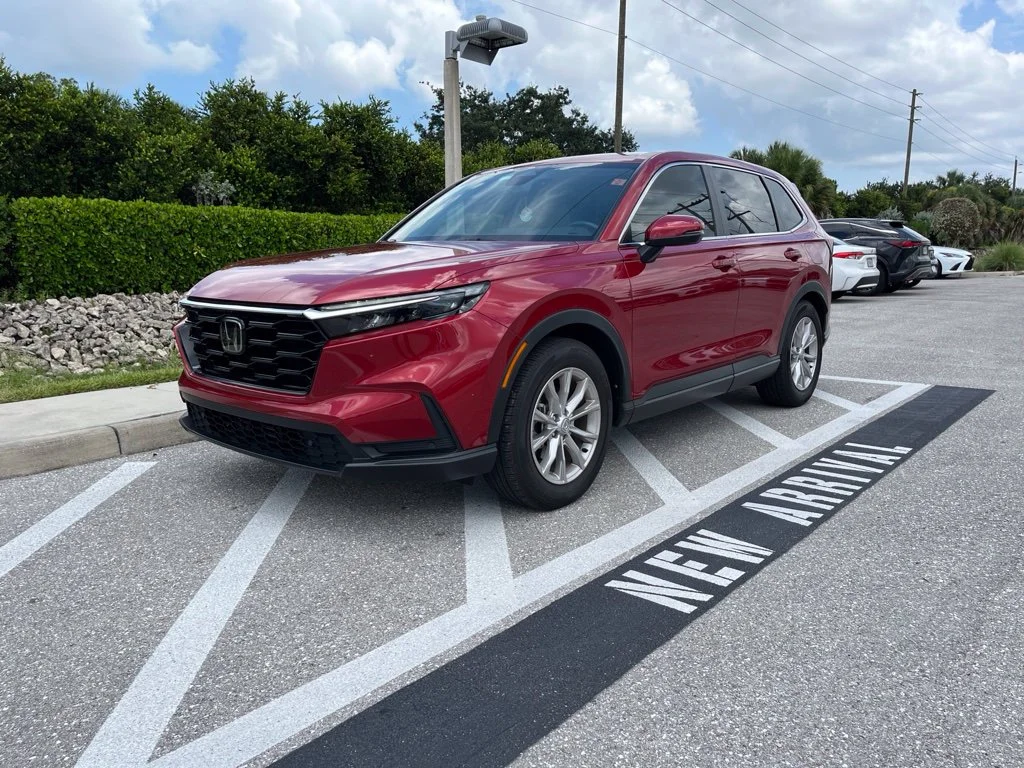 Certified Used 2024 Radiant Red Metallic Honda EX-L image 1