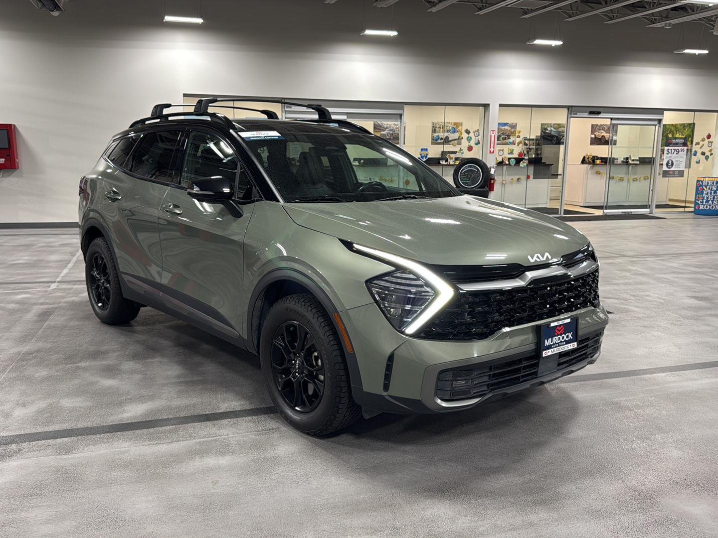 Used 2024 Jungle Green/Ebony Black Roof Kia X-Pro Prestige image 17