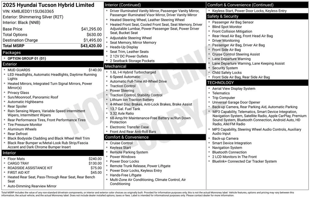 Used 2025 Silver Hyundai Limited image 2