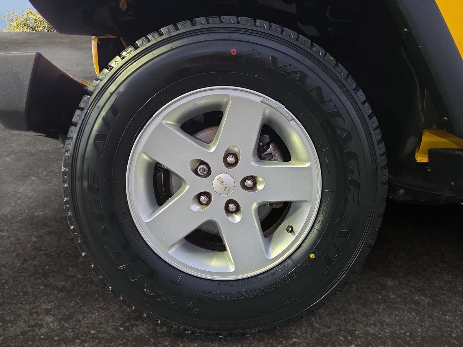 Used 2015 Baja Yellow Clearcoat Jeep Sport image 14