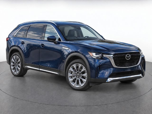 New 2026 Deep Crystal Blue Mica Mazda 3.3 Turbo Premium Plus AWD image 2