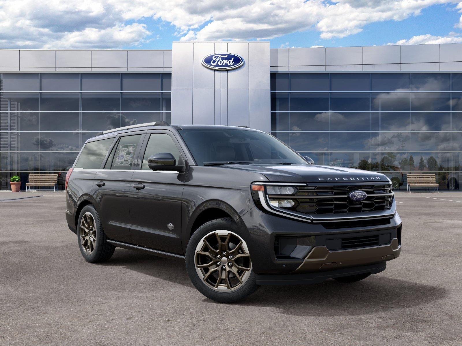 New 2027 Dark Matter Gray Metallic Ford King Ranch® image 27