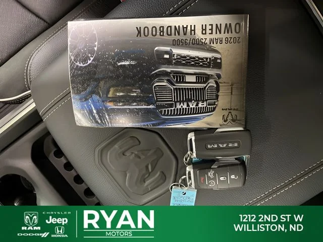 New 2026 Bright White Clear-Coat Exterior Paint RAM Laramie image 24