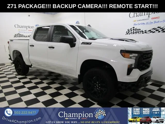 Certified Used 2025 Summit White Chevrolet Custom Trail Boss image 1