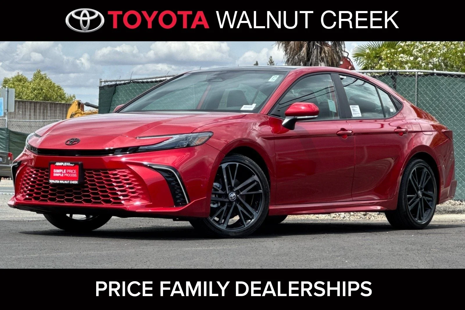 New 2026 Red Toyota XSE image 1