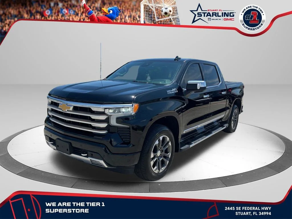 Used 2022 Black Chevrolet High Country image 1